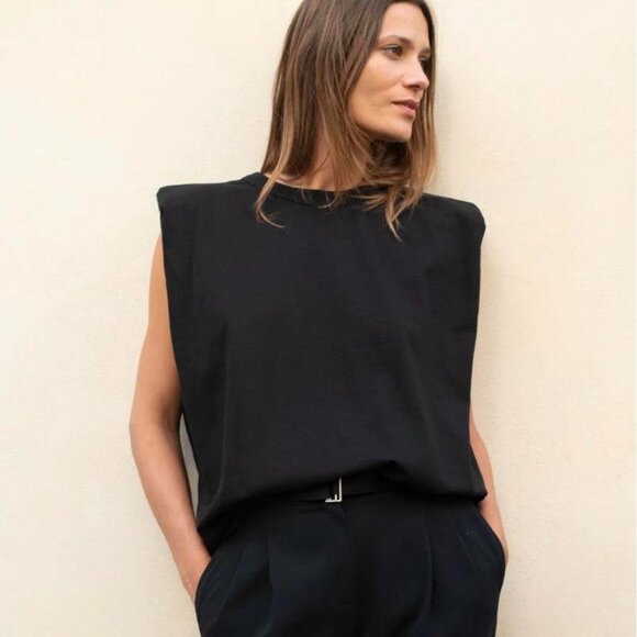 The Frankie Shop Top padded tee XS - Picture 1 of 6